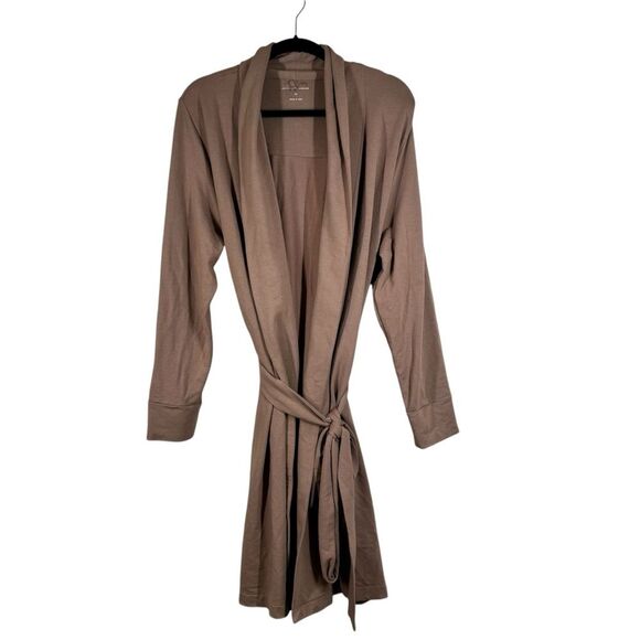 Universal Standard Rachele Lounge Robe Brown Tan Comfy Neutral Size XS (10-12) - Picture 1 of 6